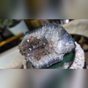 Amethyst & Blue Agate Crystal Cluster